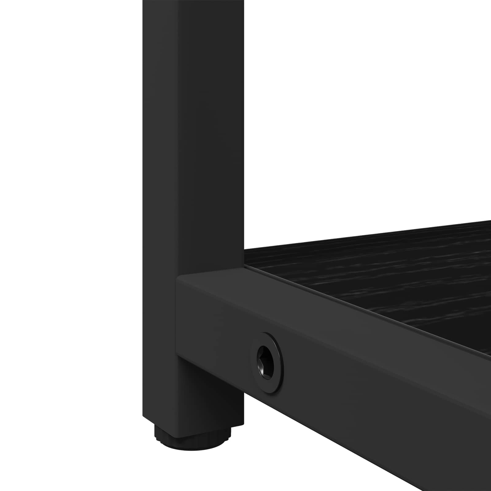 Juego de muebles de baño 2 pcs Negro Madera contrachapada