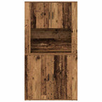 Aparador alto Madera vieja 80 x 33 x 150 cm