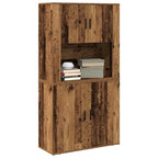 Aparador alto Madera vieja 80 x 33 x 150 cm