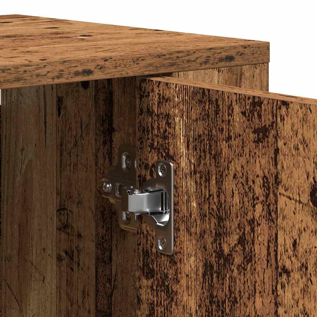 Highboard Madera vieja 80 x 33 x 150 cm Madera contrachapada