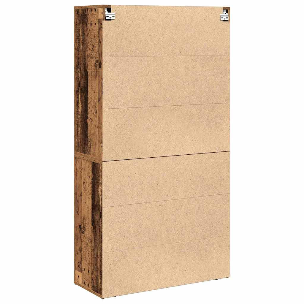 Highboard Madera vieja 80 x 33 x 150 cm Madera contrachapada