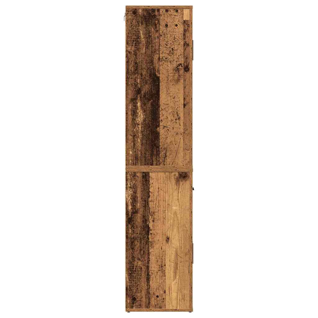 Highboard Madera vieja 80 x 33 x 150 cm Madera contrachapada
