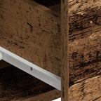 Aparador alto con cajón Madera vieja 80 x 33 x 150 cm