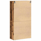 Aparador alto con cajón Madera vieja 80 x 33 x 150 cm