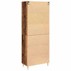 Aparador alto 2 pcs Madera vieja Madera de ingeniería
