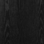 Juego de muebles de baño 3 pcs Roble Negro Madera de ingeniería