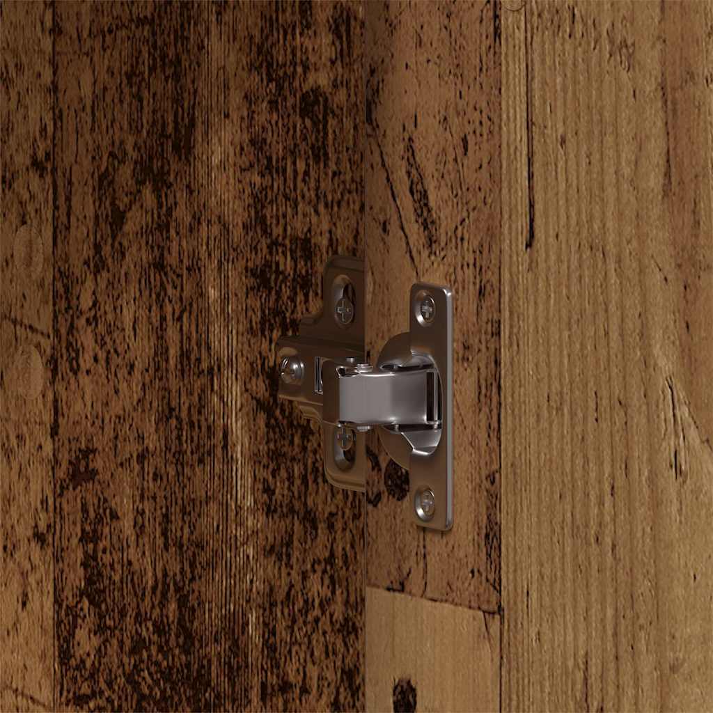 Juego de muebles de baño 3 pcs Marrón Madera contrachapada