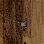 Juego de muebles de baño 3 pcs Marrón Madera contrachapada