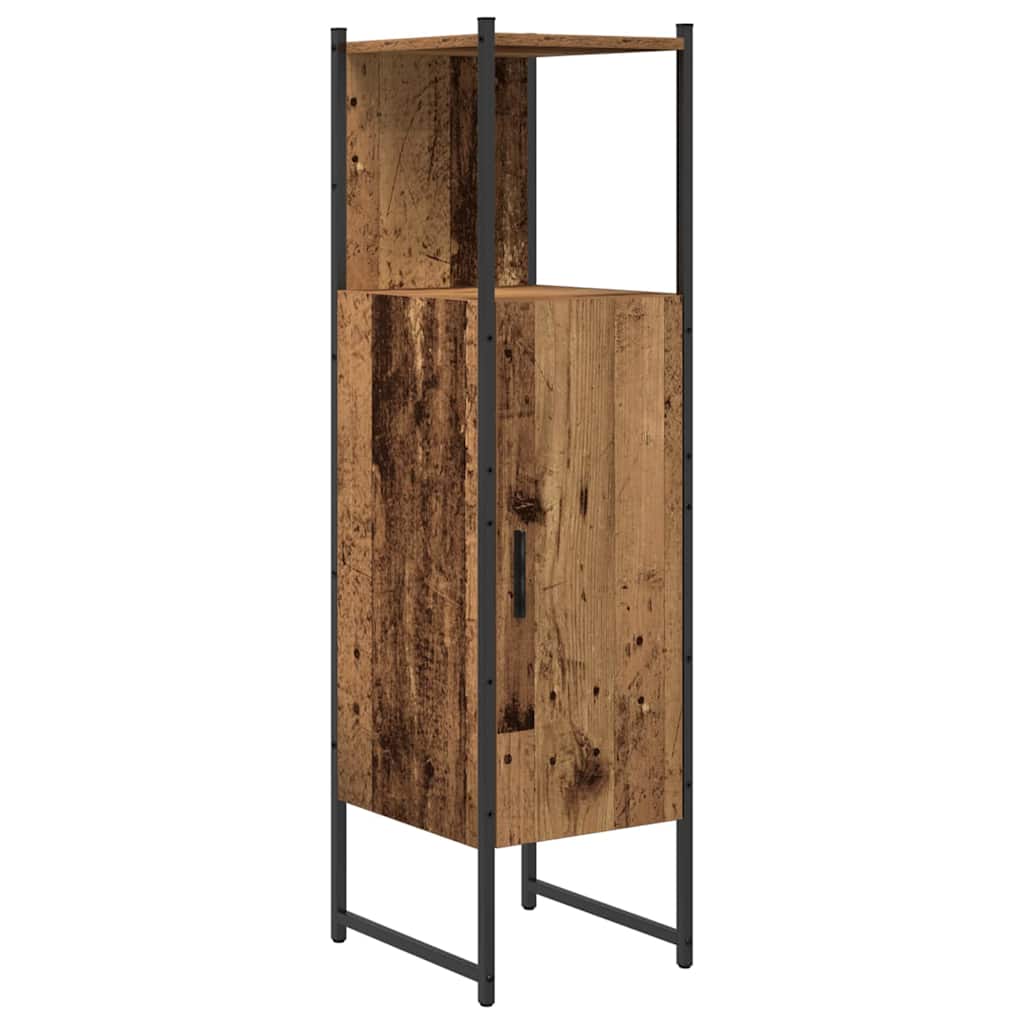 Juego de muebles de baño 3 pcs Marrón Madera contrachapada