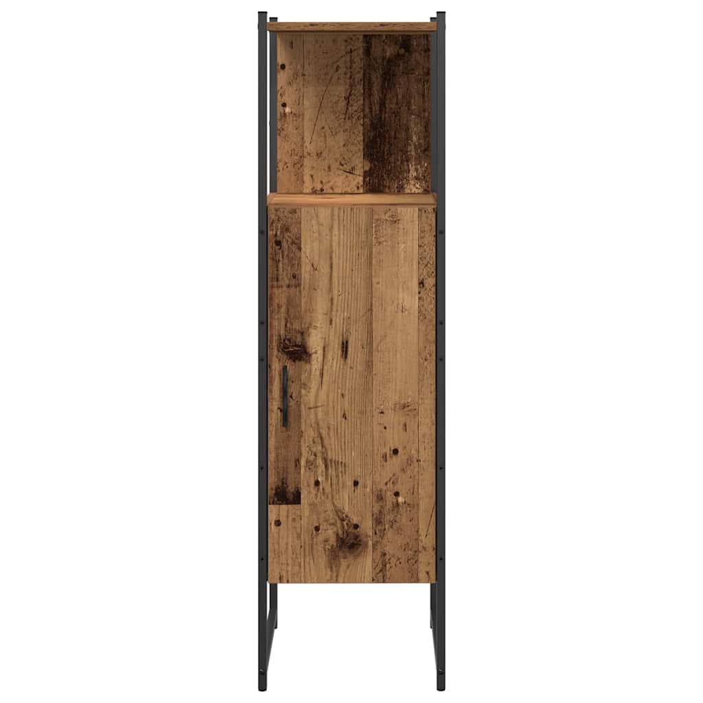 Juego de muebles de baño 3 pcs Marrón Madera contrachapada