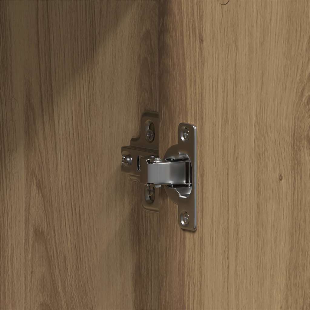 Conjunto de mueble de TV 6 pcs Roble artisan