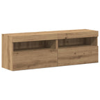 Conjunto de mueble de TV 6 pcs Roble artisan
