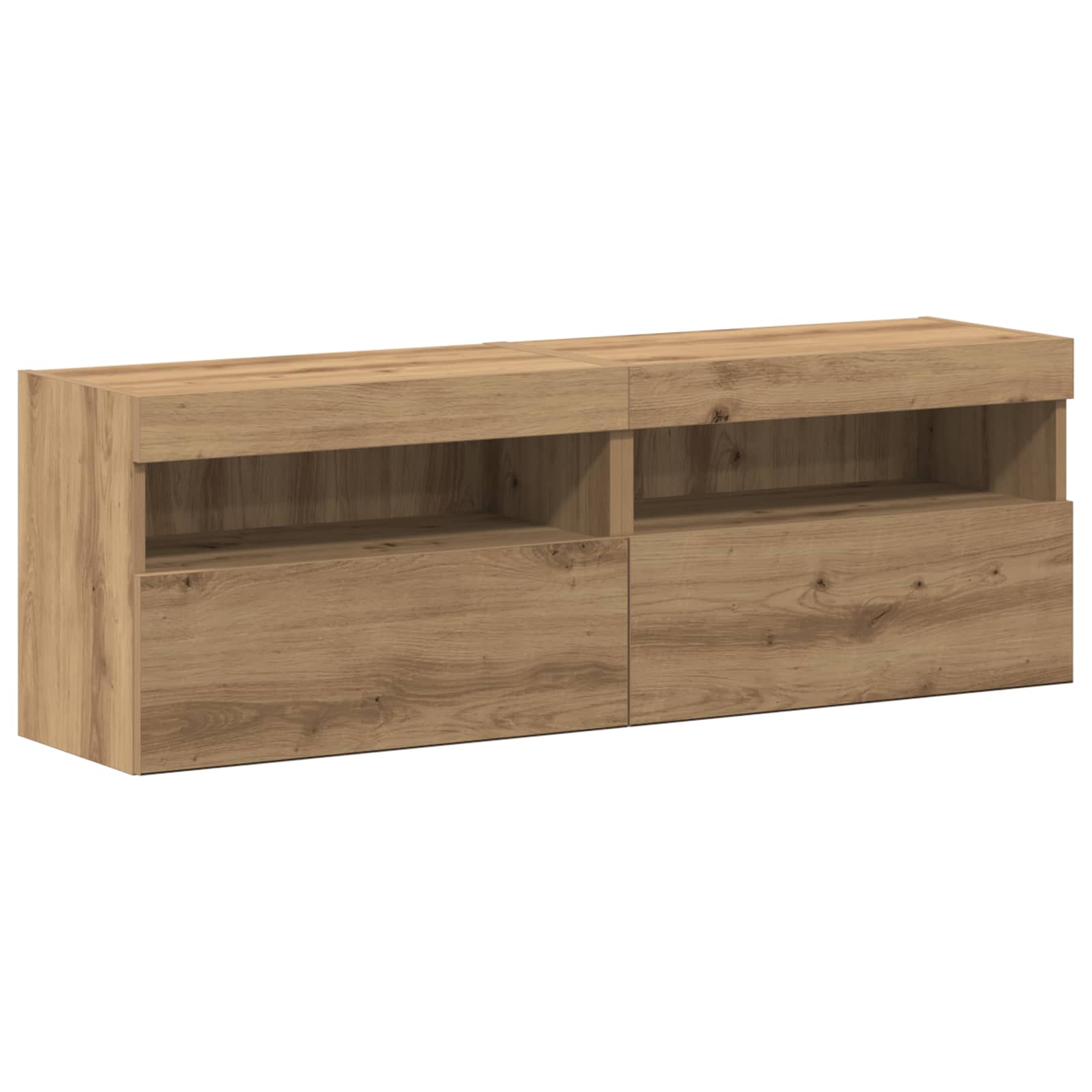 Conjunto de mueble de TV 6 pcs Roble artisan