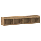 Conjunto de mueble de TV 6 pcs Roble artisan