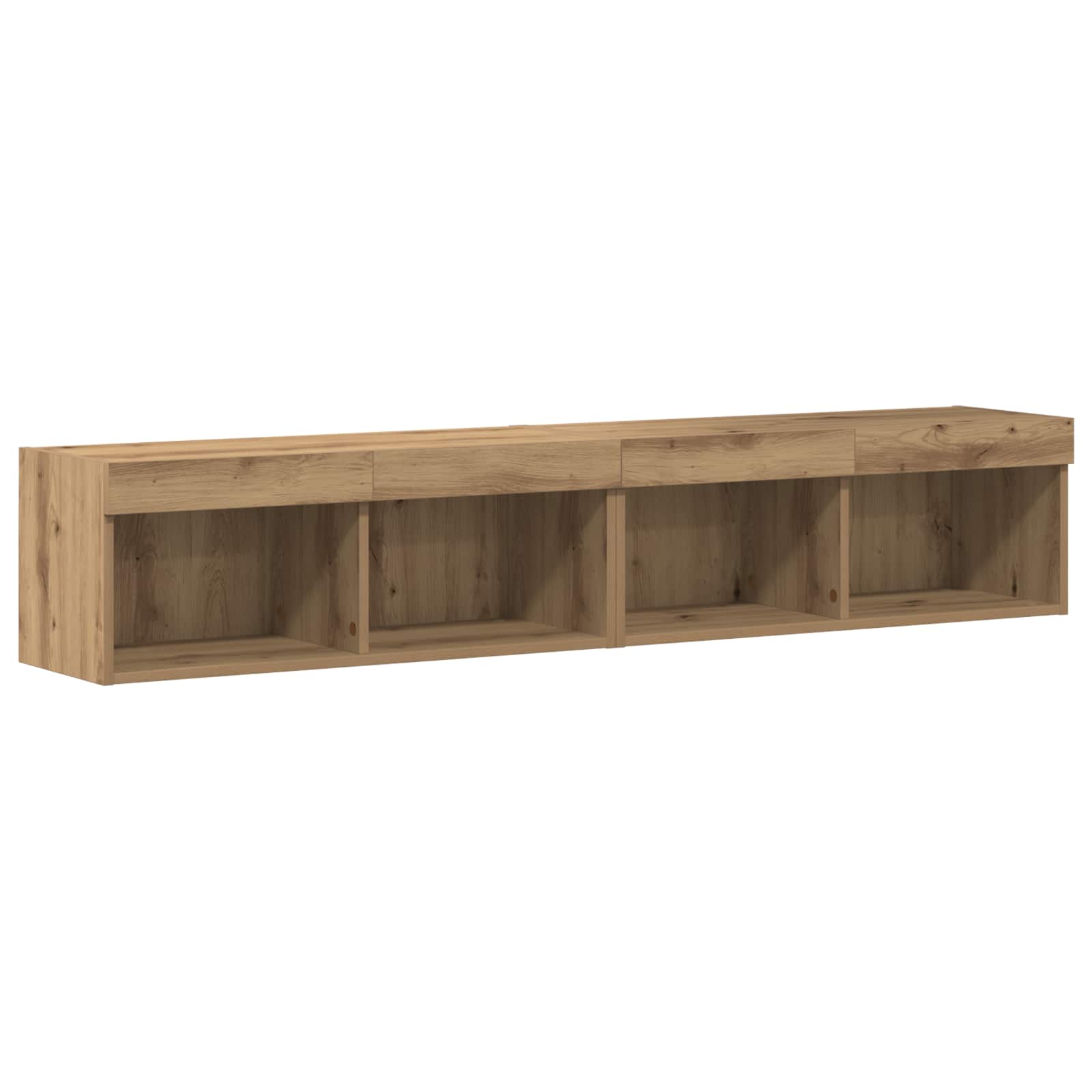 Conjunto de mueble de TV 6 pcs Roble artisan
