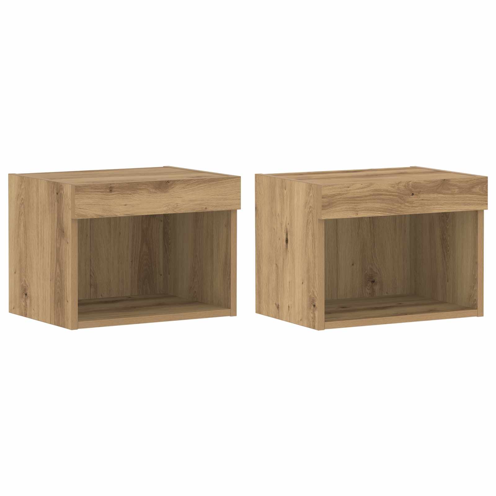 Conjunto de mueble de TV 8 pcs Roble artisan