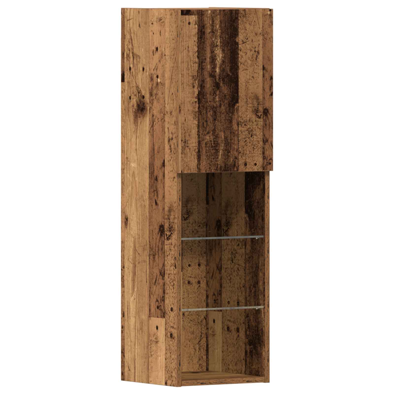 Gabinete de TV 4 pcs Madera vieja Madera contrachapada