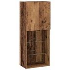 Gabinete de TV 4 pcs Madera vieja Madera contrachapada