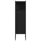 Juego de muebles de baño 4 pcs Roble Negro Madera contrachapada