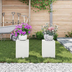 Soporte de plantas 2 pcs 24 x 24 x 35 cm Acero