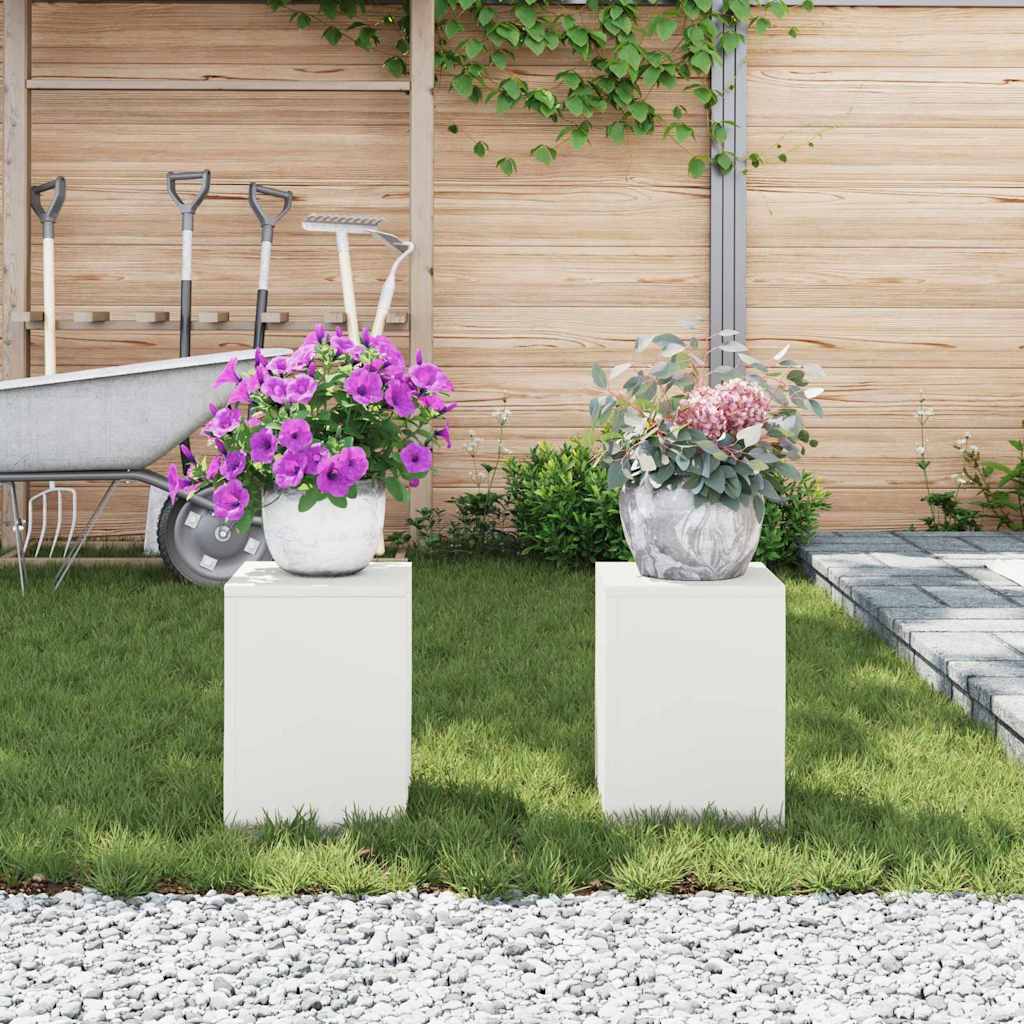 Soporte de plantas 2 pcs 24 x 24 x 35 cm Acero