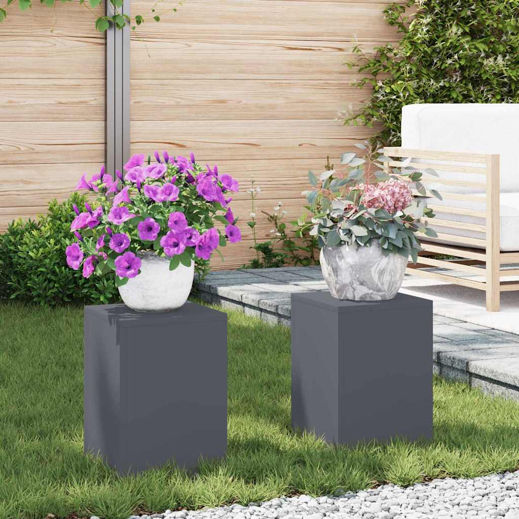 Plant stand 2 pcs 24 x 24 x 35 cm Steel
