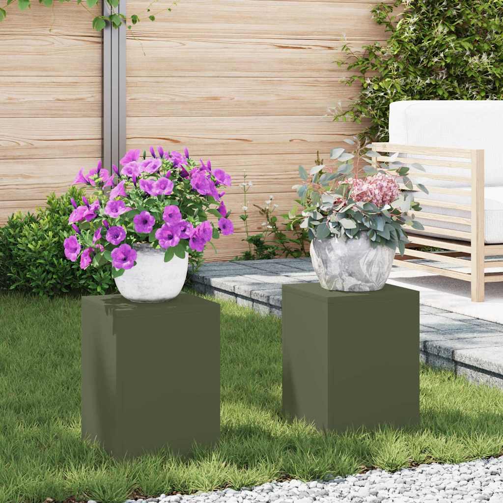 Plant stand 2 pcs 24 x 24 x 35 cm Steel