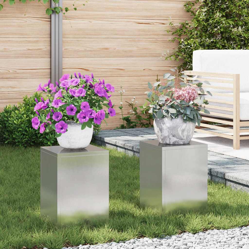Plant stand 2 pcs 24 x 24 x 35 cm Steel