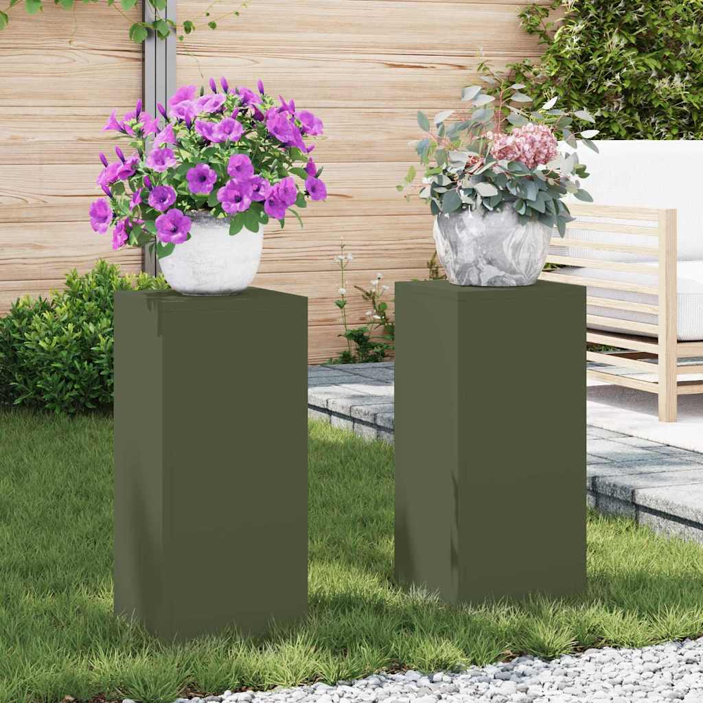 Plant stand 2 pcs 24 x 24 x 35 cm Steel