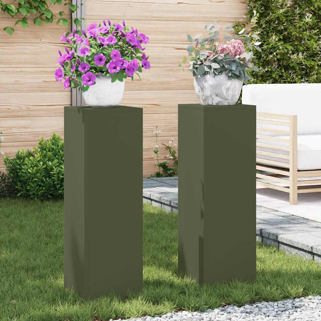 Plant stand 2 pcs 24 x 24 x 35 cm Steel