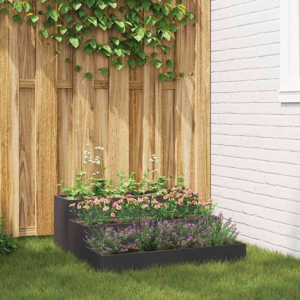 Macetero de Jardín 100 x 60 x 45 cm Acero laminado en frío
