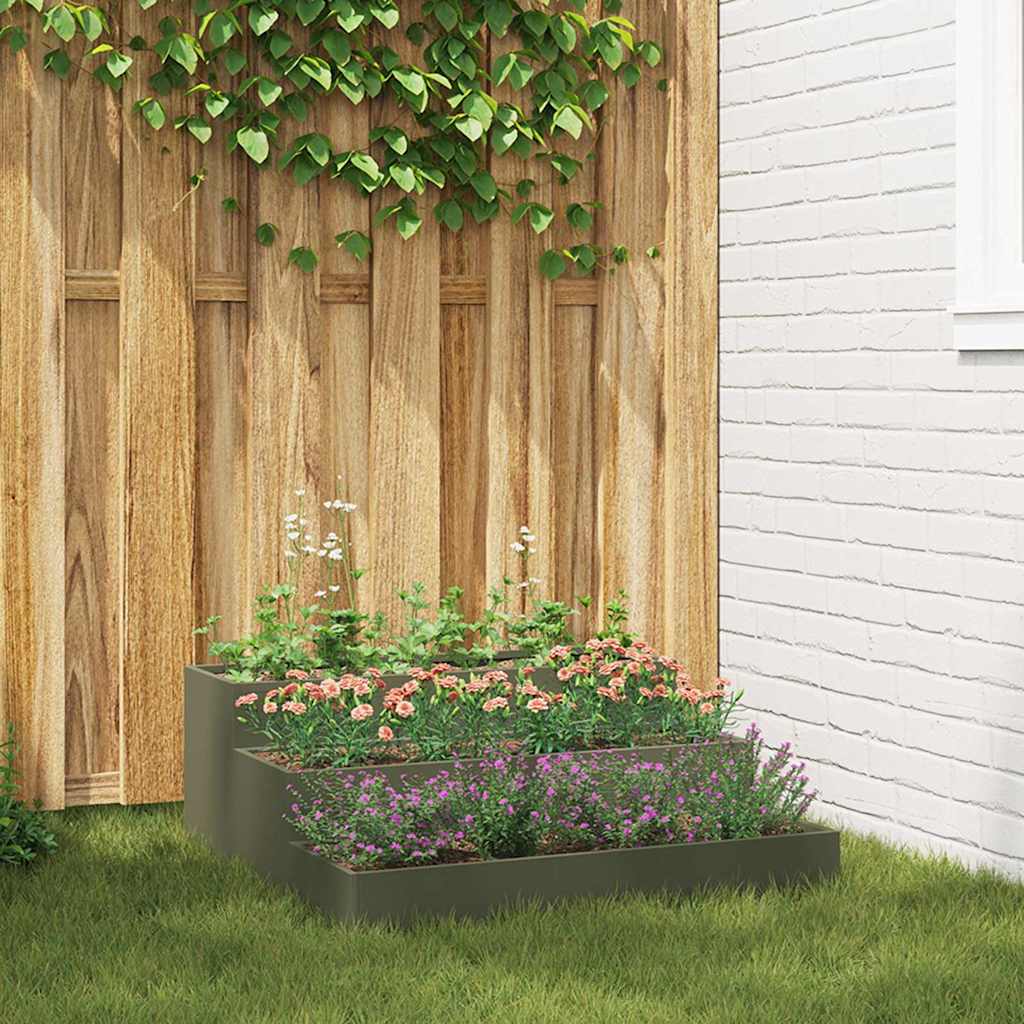Macetero de Jardín 100 x 60 x 45 cm Acero laminado en frío