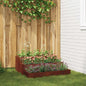 Vaso de Jardim 100 x 60 x 45 cm Aço laminado a frio