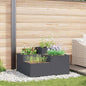 Vaso para Jardim 100 x 100 x 48 cm Aço