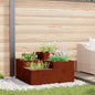 Vaso para Jardim 100 x 100 x 48 cm Aço