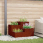 Vaso para Jardim 100 x 100 x 48 cm Aço