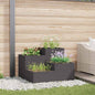Vaso para Jardim 100 x 100 x 48 cm Aço