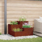 Vaso para Jardim 100 x 100 x 48 cm Aço