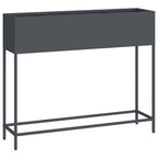 Jardinera Elevada Antracita 100 x 26 x 82 cm Acero