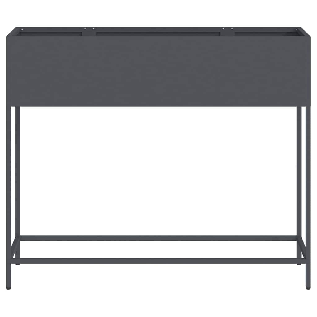 Jardinera Elevada Antracita 100 x 26 x 82 cm Acero