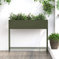 Jardinera Elevada Antracita 100 x 26 x 82 cm Acero