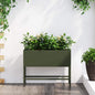 Jardinera Elevada Antracita 100 x 26 x 82 cm Acero