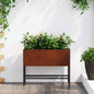 Jardinera Elevada Antracita 100 x 26 x 82 cm Acero