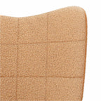 Mecedora Beige Tela Sherpa