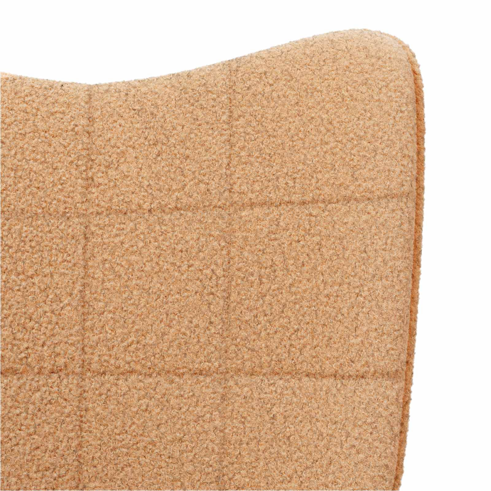 Mecedora Beige Tela Sherpa