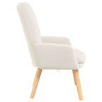 sillón Crema 63 x 67 x 94 cm Tela de Oveja y Contrachapado