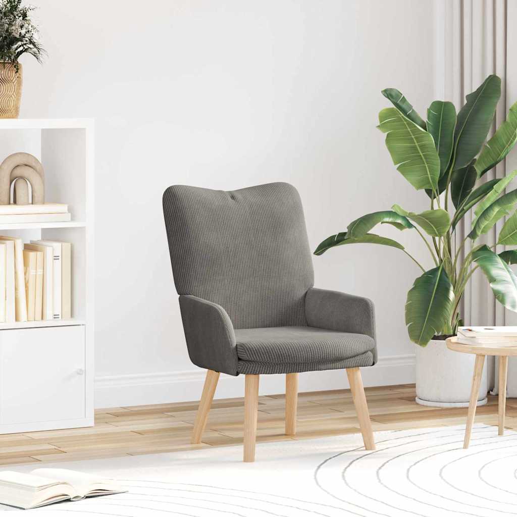 Poltrona Cinzenta Clara 63 x 67 x 94 cm tecido