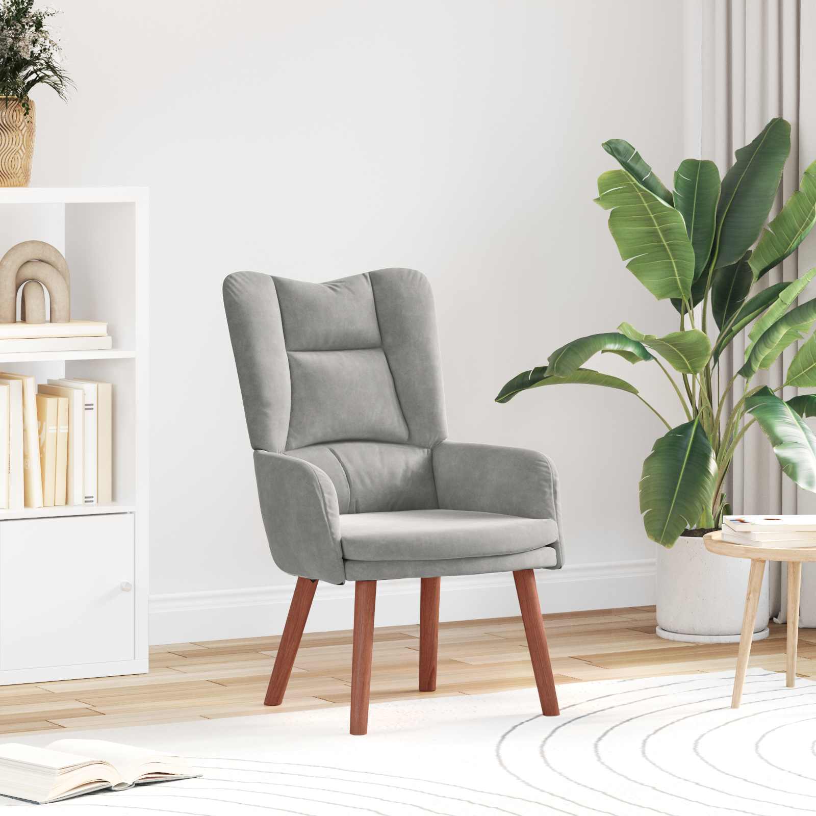 Poltrona Amarela 63 x 67 x 94 cm Veludo