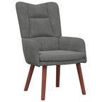 sillón Gris oscuro 63 x 67 x 94 cm Terciopelo