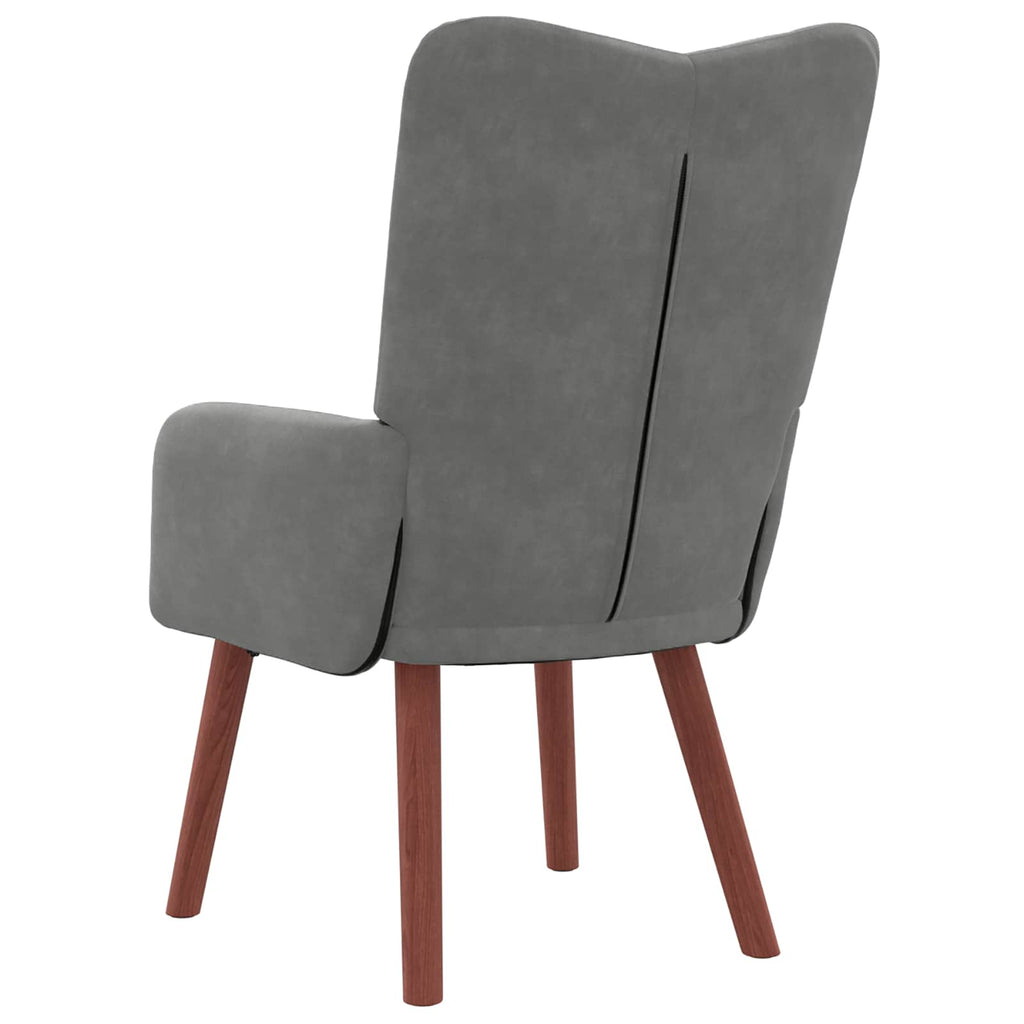 sillón Gris oscuro 63 x 67 x 94 cm Terciopelo
